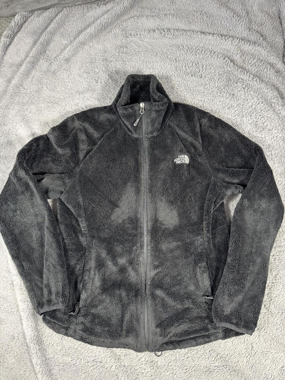 The North Face Jacket Womens Small Gray High Pile Fleece Full Zip Outdoor